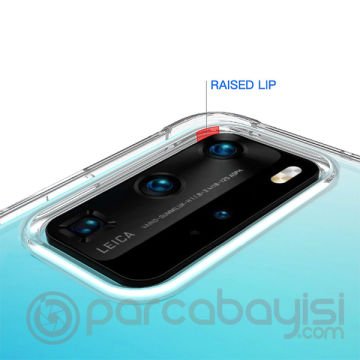 Huawei P40 Anti-Drop Darbe Emici Silikon Kılıf