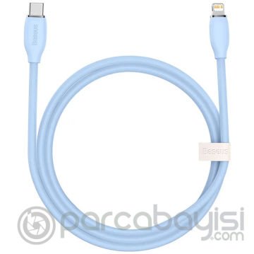 Baseus Jelly Liquid Silica Gel 20W Type-C to iPhone Lightning Hızlı Şarj ve Data Kablosu 1.2m