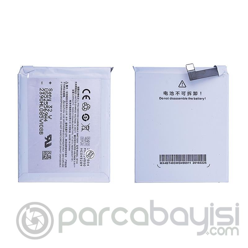Meizu Bt40 Mx4 3100 Mah Pil Batarya