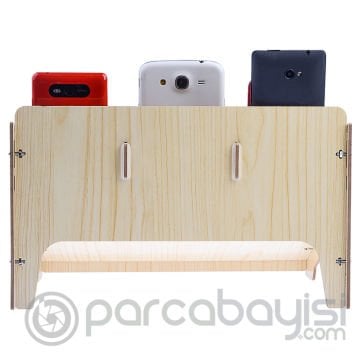 Cep Telefonu Tamir Servisleri İçin Tahta Raf 24 Bölmeli
