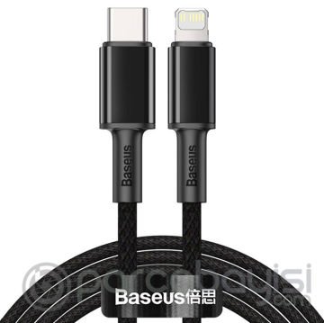 Baseus High Density Braided 20W Type-C to iPhone Lightning Hızlı Şarj ve Data Kablosu 2m