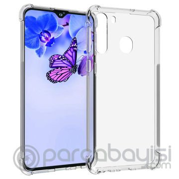 Ally Samsung Galaxy A21 Anti-Drop Darbe Emici Silikon Kılıf