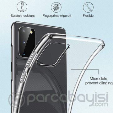 Ally Samsung Galaxy S20 Kamera Korumalı Silikon Kılıf