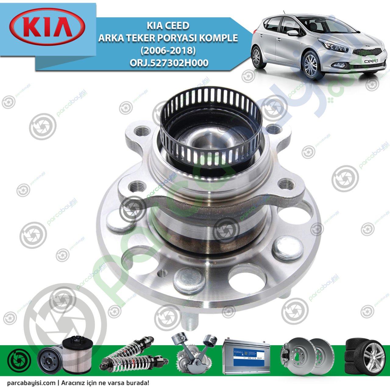 Kia Ceed Arka Teker Poryası Komple (2006-2018) Orj.527302H000