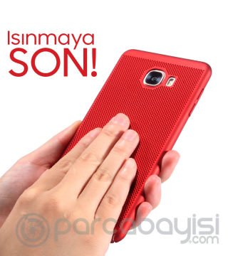 Ally Samsung Galaxy A320 A3 2017 İçin  Delikli Premium Pc Kılıf