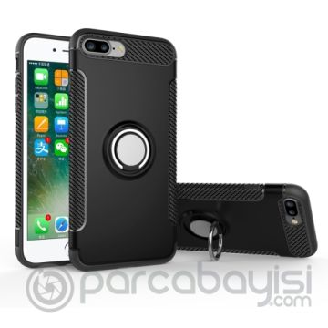 İPhone 7plus İPhone 8plus 360 Doner Yüzüklü Darbe Emici Armor Kılıf