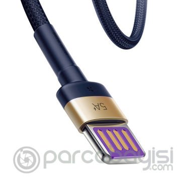 Baseus Cafule Hw Usb Type C40w Hızlı Şarj Usb Kablo Halat Kablo