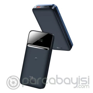Baseus Magnetic Wireless 10000mAh QC3.0 PD3.0 20W Taşınabilir Hızlı Şarj Powerbank