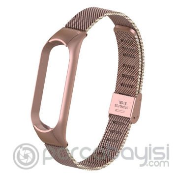 Xiaomi Mi Band 5 Metal Kayış Kordon Kopçalı Milano Loop