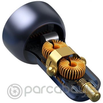 Baseus Particular Digital Display 65W QC+PPS Dual Dijital Göstergeli Hızlı Araç Şarj Cihazı
