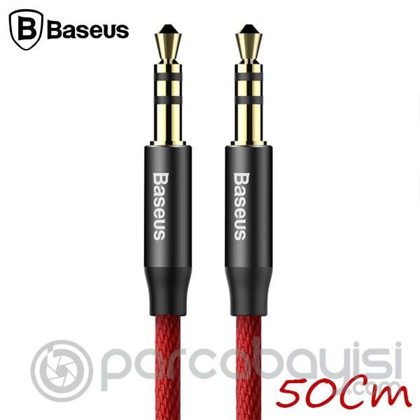 Baseus Yiven M30 3.5mm Aux Kablo 0.50cm Kısa Halat Aux Kablo