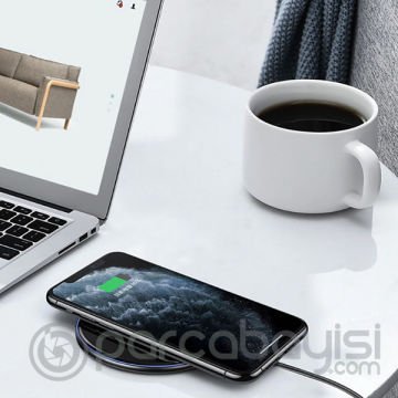KUULAA Mirro15W Qi Wireless Kablosuz Şarj Cihazı İPhone 11,12 XS XR-8