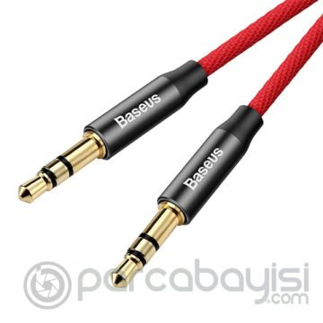 Baseus Yiven M30 3.5mm Aux Kablo 1metre Halat Aux Kablo