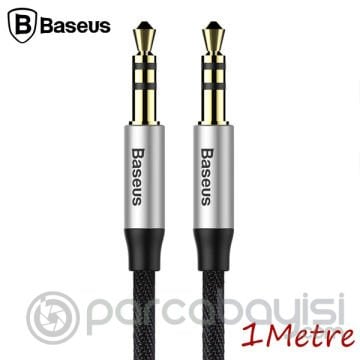 Baseus Yiven M30 3.5mm Aux Kablo 1metre Halat Aux Kablo