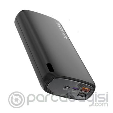 KUULAA 20000mAh Hızlı Şarj Power Bank Çift Güç Bankası QC 3.0 PD 3.0