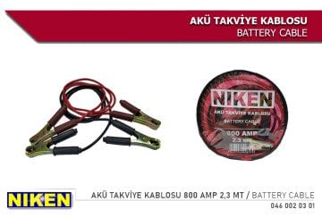 Akü Takviye Kablosu 800 Amp 2 3 Mt