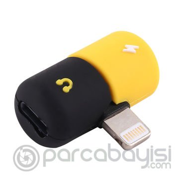 Ally Mini Kapsül İphone 7-8- 7-8 X Plus Lightning Kulaklık +şarj Adaptöru