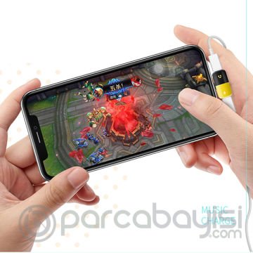 Ally Mini Kapsül İphone 7-8- 7-8 X Plus Lightning Kulaklık +şarj Adaptöru