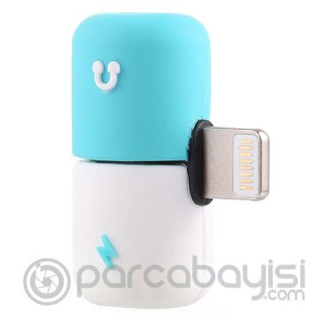 Ally Mini Kapsül İphone 7-8- 7-8 X Plus Lightning Kulaklık +şarj Adaptöru