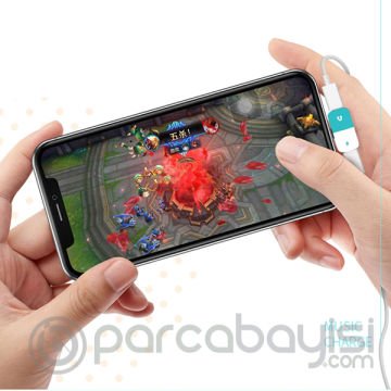 Ally Mini Kapsül İphone 7-8- 7-8 X Plus Lightning Kulaklık +şarj Adaptöru