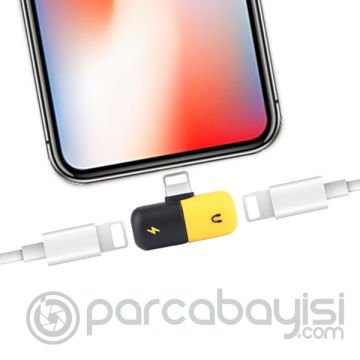 Ally Mini Kapsül İphone 7-8- 7-8 X Plus Lightning Kulaklık +şarj Adaptöru