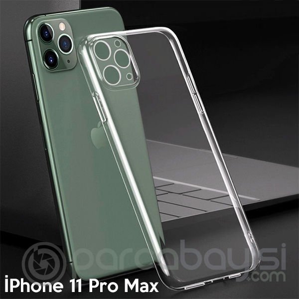 Ally İPhone 11 Pro Max 6.5 İnch Kamera Korumalı Silikon Kılıf