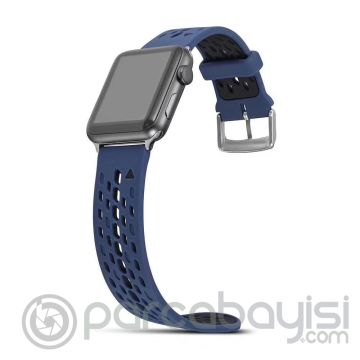 Ally Apple Watch 7-8 45mm 6-5-4 44mm Soft Silikon Kayış 3-2-1 42mm