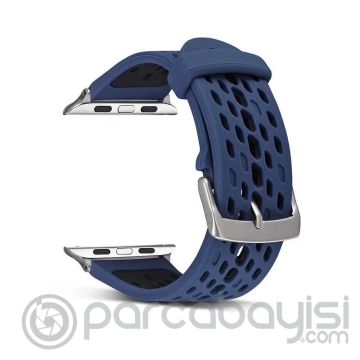 Ally Apple Watch 7-8 45mm 6-5-4 44mm Soft Silikon Kayış 3-2-1 42mm