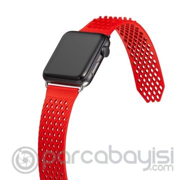 Ally Apple Watch 7-8 45mm 6-5-4 44mm Kordon Kayış Camyse Premium Soft 3-2-1 42mm
