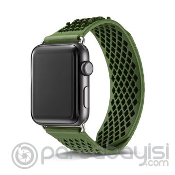 Ally Apple Watch 7-8 45mm 6-5-4 44mm Kordon Kayış Camyse Premium Soft 3-2-1 42mm
