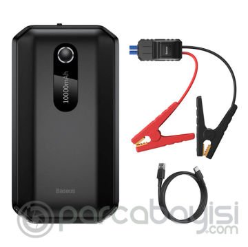 Baseus Super Energy Air Car 10000mAh,1000A Marş Aküsü ve Güç Bankası Jump Starter