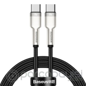 Baseus Cafule Series Metal TYPE-C TO TYPE-C 100W 1M Şarj Veri Kablosu
