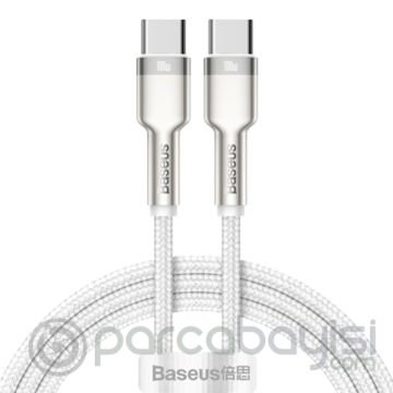 Baseus Cafule Series Metal TYPE-C TO TYPE-C 100W 1M Şarj Veri Kablosu