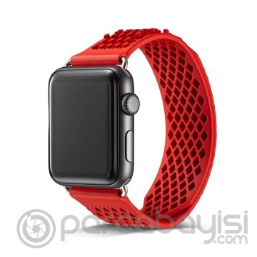 Ally Apple Watch 7-8 41mm 6-5-4 40mm Kordon Kayış Camyse Premium Soft 3-2-1 38mm