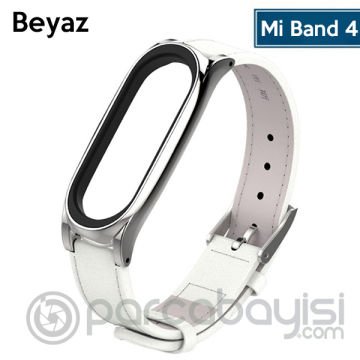 Mijobs Xiaomi Mi Band 5-4  Pu Deri Kayış Kordon