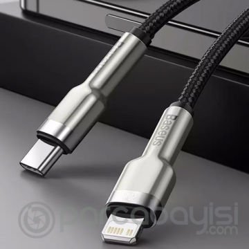 Baseus Cafule Series Metal TYPE-C TO LİGHTNİNG PD 20W 2M Şarj Veri Kablosu