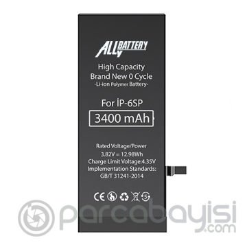 ALLY İPhone 6S Plus Yüksek Kapasiteli 3400 Mah Pil Batarya