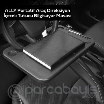 ALLY Portatif Araç Direksiyon İçecek Tutucu Bilgisayar Masası