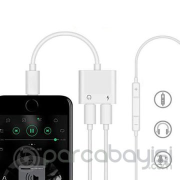 İPhone 13-12-11- X Plus Lightning Kulaklık +Şarj Usb Adaptörü