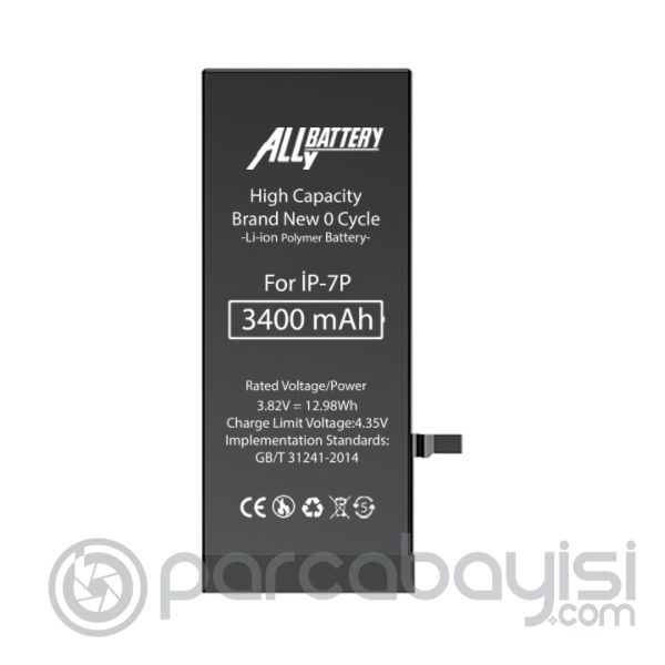 ALLY  iPhone 7 Plus 3400 Mah Yüksek Kapasiteli Pil Batarya