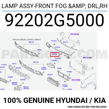 Niro Ön Sis Farı Sağ Orjinal | 92202G5000