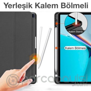 DUX DUCIS Huawei MatePad Pro 12.6 (2021) Kılıf Kalem Bölmeli Domo Series