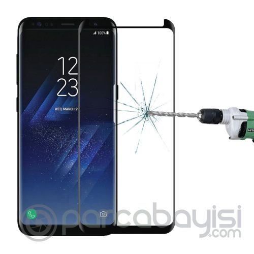 Ally Samsung Galaxy S8 İçin 3d Yeni Tam Govde Cam Ekran Koruyucu