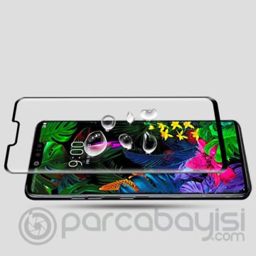 Lg G8 Thinq 3d Kavisli Full Tempered Kırılmaz Cam Ekran Koruyucu