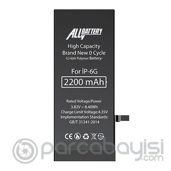 ALLY İPhone 6S 2200 Mah Yüksek Kapasiteli Pil Batarya