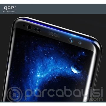 Gor Galaxy Note 7 Fan 3D Kavisli Darbe Emici Full Ekran Koruyucu 2 Adet Set
