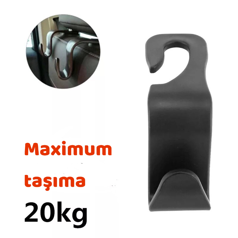 Koltuk Kafalık Yük Ve Eşya Kancası Kafalık Arkası Askısı