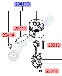 Kia Bongo Piston Pim Orjinal | 234104X940