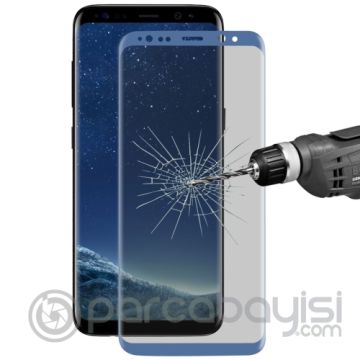 Ally Samsung Galaxy S8 İçin Privacy Gizlilik Kavisli Full Kırılmaz Cam Ekran Koruyucu