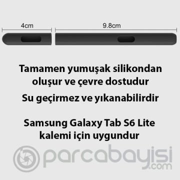 ALLY Samsung Galaxy Tab S6 Lite Kalemi İçin Koruyucu Silikon Kılıf